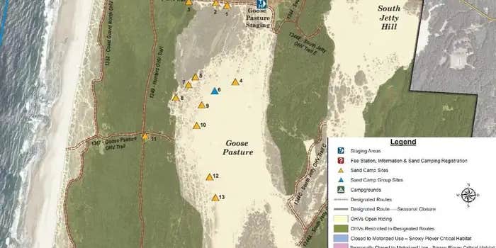 Camper submitted image from South Jetty Sand Camping