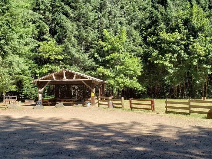 Camper submitted image from Umpqua National Forest Steamboat Ball Field and Pavillion Group Site - 1