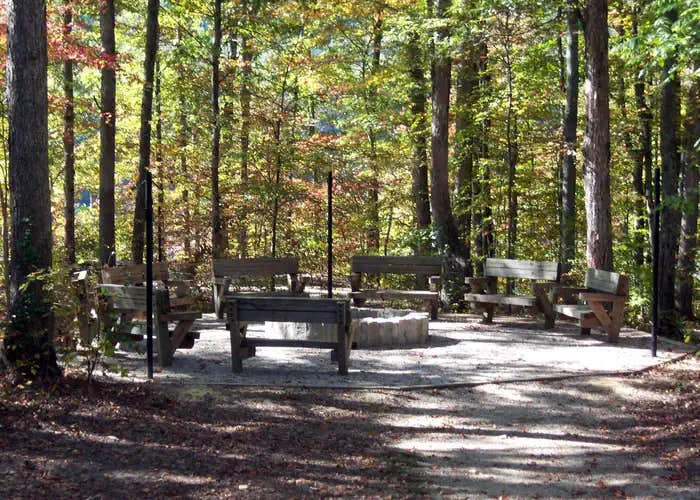 Camper submitted image from Daniel Boone National Forest Boat Gunnel Group Campground - 1