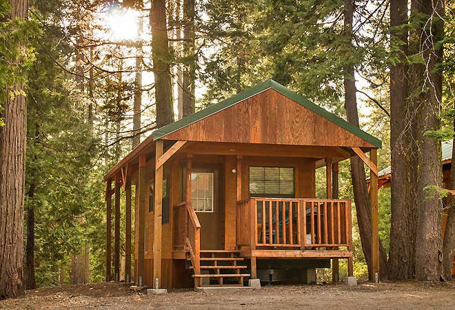 The Dyrt's photo of a cabin at Thousand Trails Snowflower near Placerville, CA
