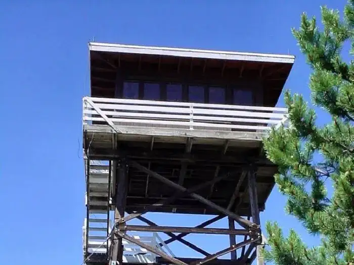 Camper-submitted photo at Gem Peak Lookout Rental near Trout Creek, MT