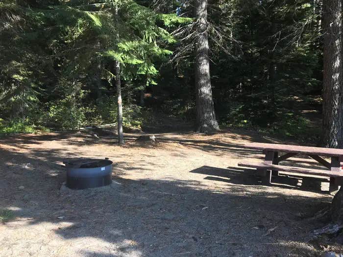 Camper submitted image from Cultus Lake Boat In Little Cove Campground — Deschutes National Forest - 1