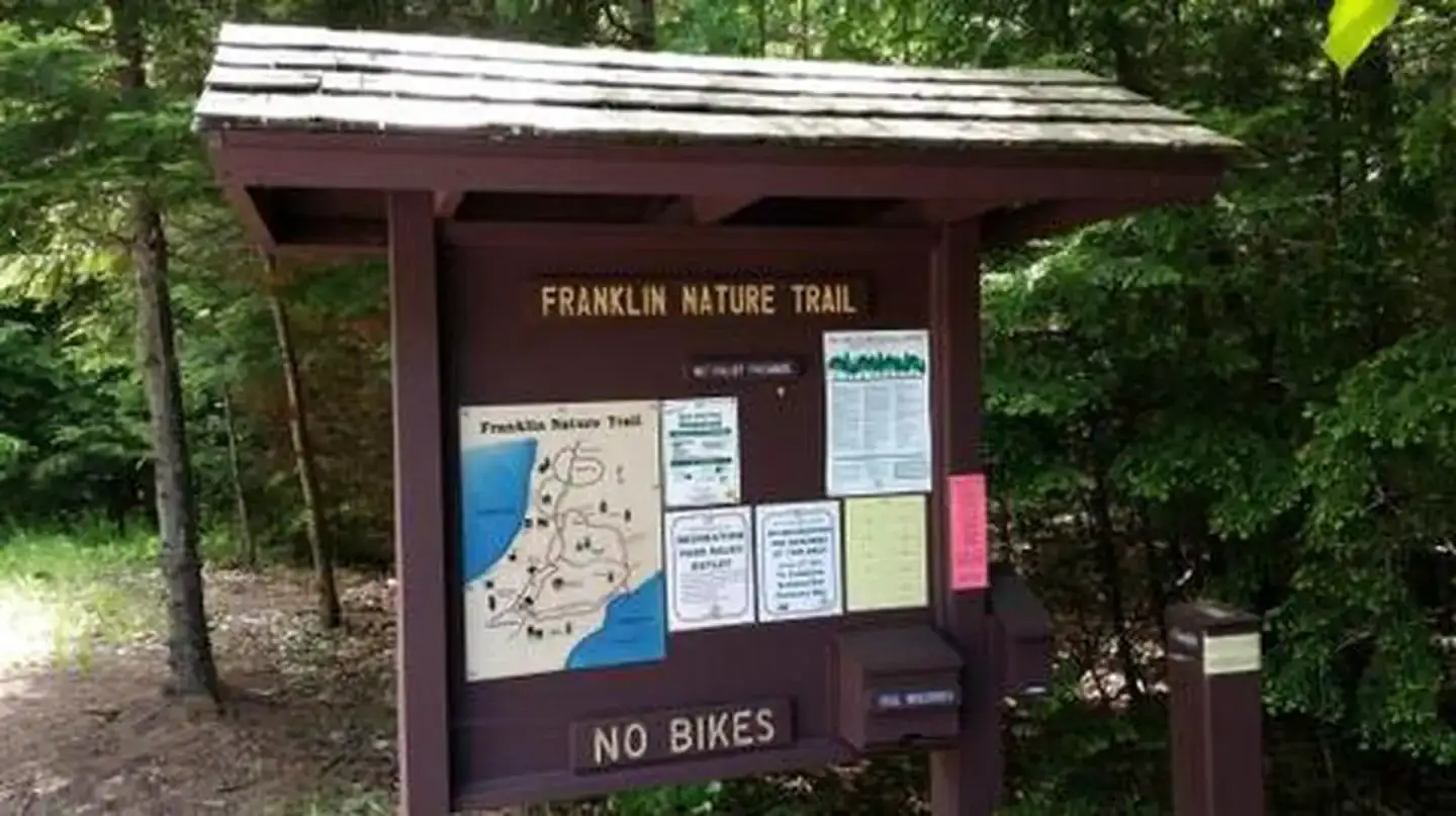 Camping near Windsor Dam: Franklin Lake, Three Lakes, Wisconsin