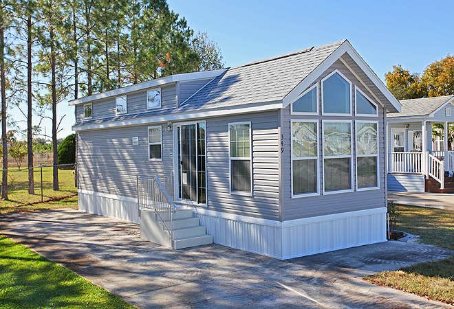The Dyrt's photo of a cabin at Encore Lake Magic near Temple Terrace, FL