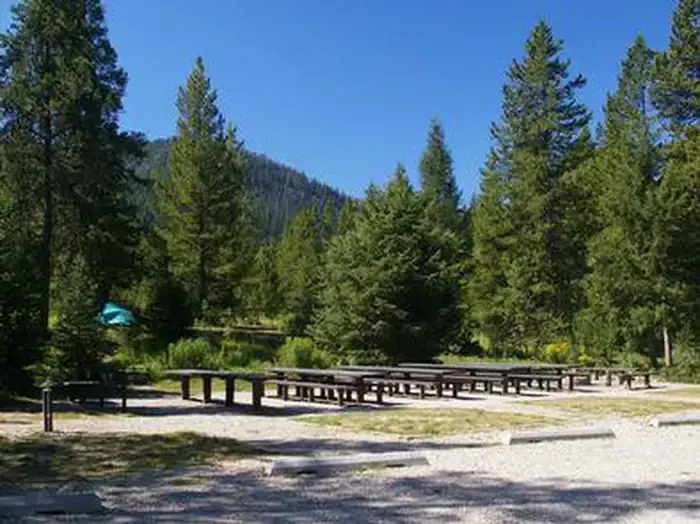 Camper-submitted photo at Targhee National Forest Reunion Flat Group Campground near Teton Village, WY