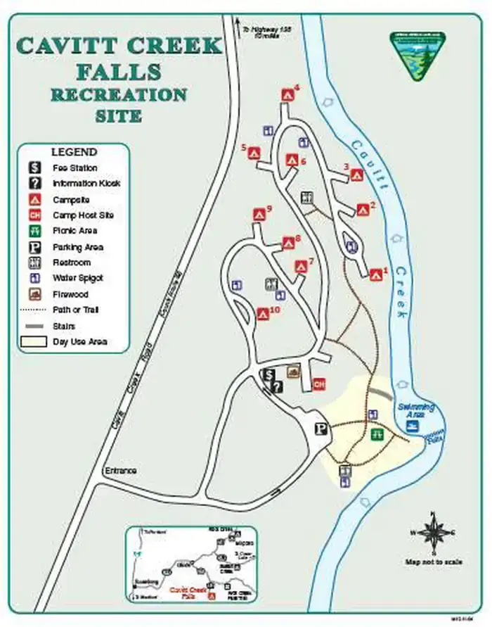Camping near Douglas County Fairgrounds RV Park: Cavitt Creek Falls, Idleyld Park, Oregon