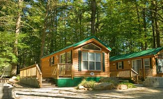 The Dyrt's photo of a cabin at Sandy Beach Campground near New London, NH