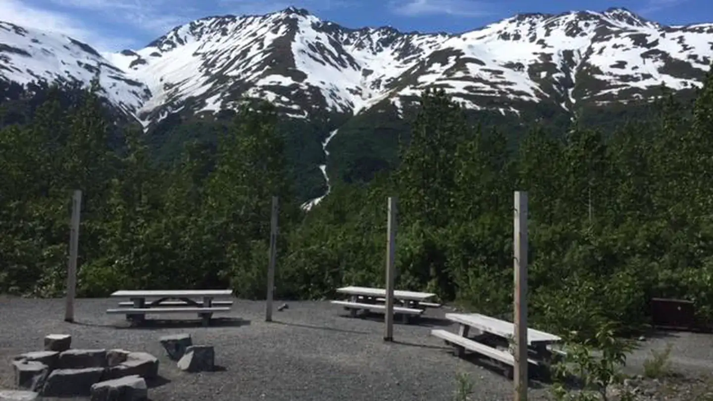 Camper-submitted photo at Spencer Glacier Whistle Stop Group Campground — Chugach National Forest near Eagle River, AK