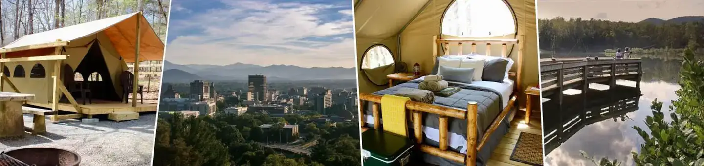 Camping near North Mills River: Lake Powhatan Glamping — National Forests In North Carolina, Enka, North Carolina