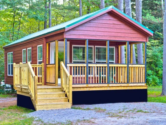 The Dyrt's photo of a cabin at Lake George Escape Campground near Caroga Lake, NY