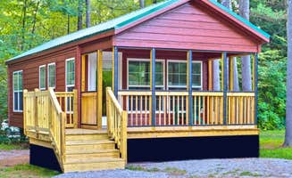 The Dyrt's photo of a cabin at Lake George Escape Campground near Bakers Mills, NY
