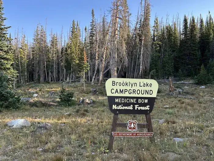 Camping near Silver Lake Campground: Brooklyn Lake Campground, Centennial, Wyoming