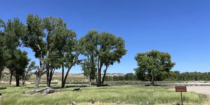 Camper submitted image from Deerlodge Park Campground — Dinosaur National Monument