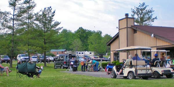 Camper submitted image from Thousand Trails Wilmington