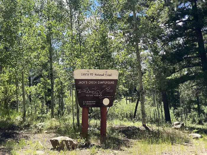 Camper-submitted photo at Jacks Creek Group Area near Tesuque, NM