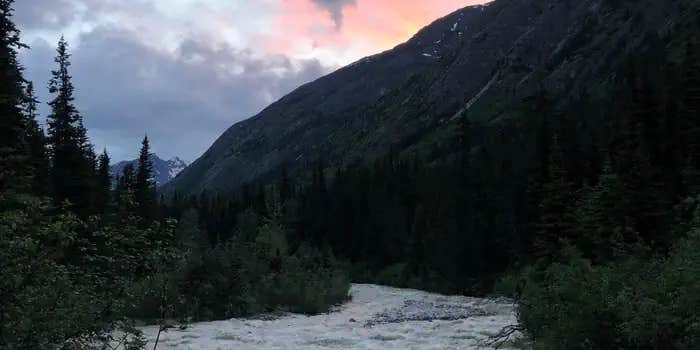 Camper submitted image from Laughton Glacier Cabin