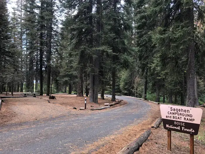 Camper-submitted photo at Sagehen Creek near Ola, ID