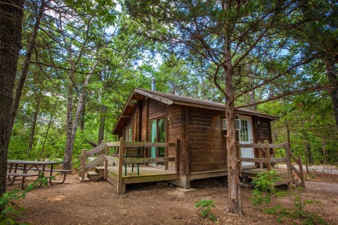 The Dyrt's photo of a cabin at Thousand Trails Lake Texoma near Marietta, OK
