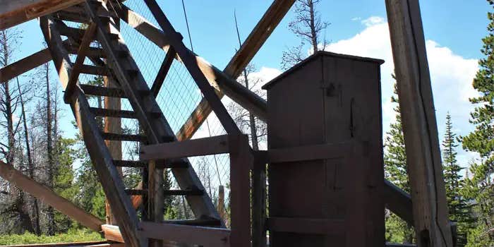 Camper submitted image from Spruce Mountain Fire Lookout Tower