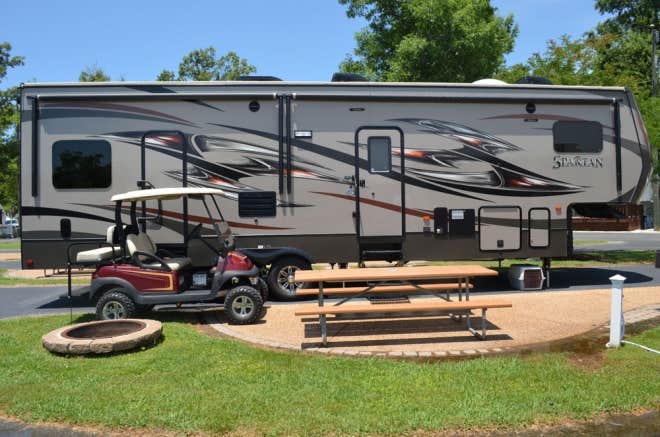 The Dyrt's photo of rv camping at Grey's Point Camp near Seaford, VA