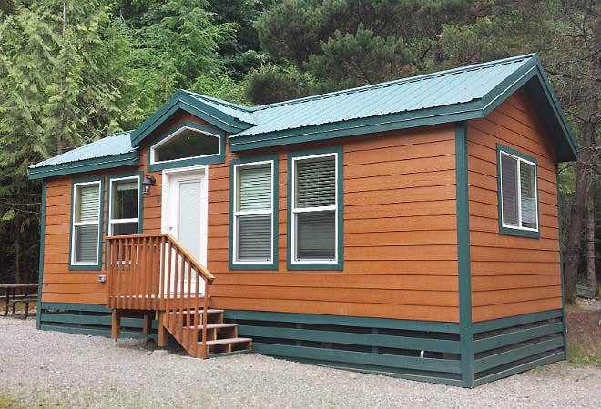 The Dyrt's photo of a cabin at Tall Chief Campground near Orting, WA