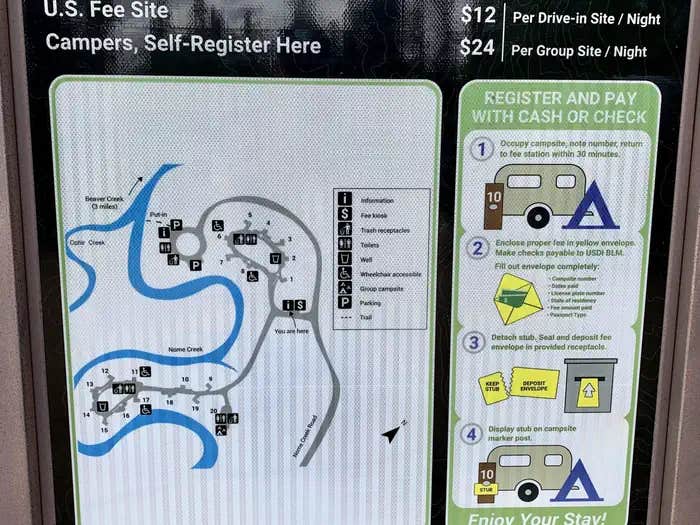 Camper submitted image from Ophir Creek Campground — White Mountains National Recreation Area - 1