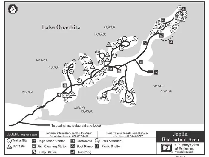 Camping near Denby Point: COE Lake Ouachita Joplin Campground, Story, Arkansas