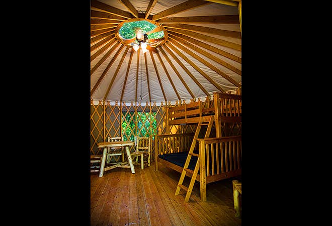The Dyrt's photo of glamping accommodations at Tall Chief Campground near Manchester, WA