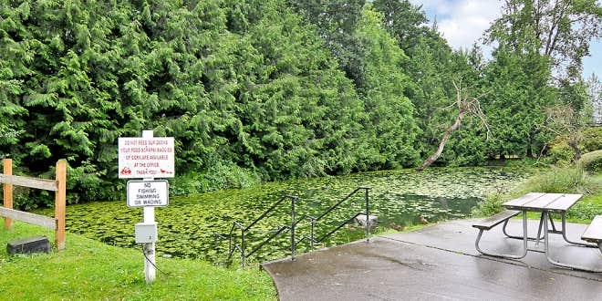 Camper submitted image from Portland Fairview RV Park