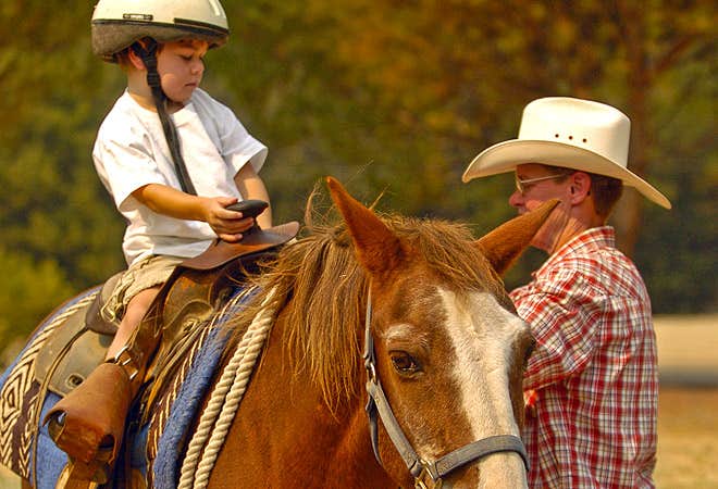 The Dyrt's photo of camping with a horse at Thousand Trails Rancho Oso in California