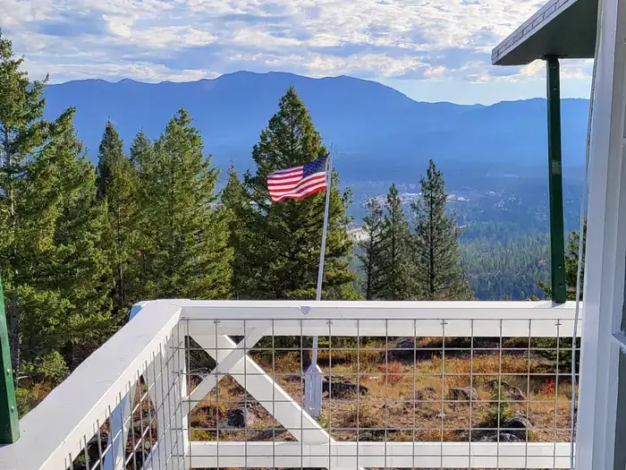 Camper-submitted photo at Double Arrow Lookout near Seeley Lake, MT