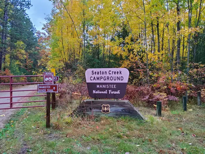 Camper-submitted photo at Seaton Creek Campground near Mesick, MI