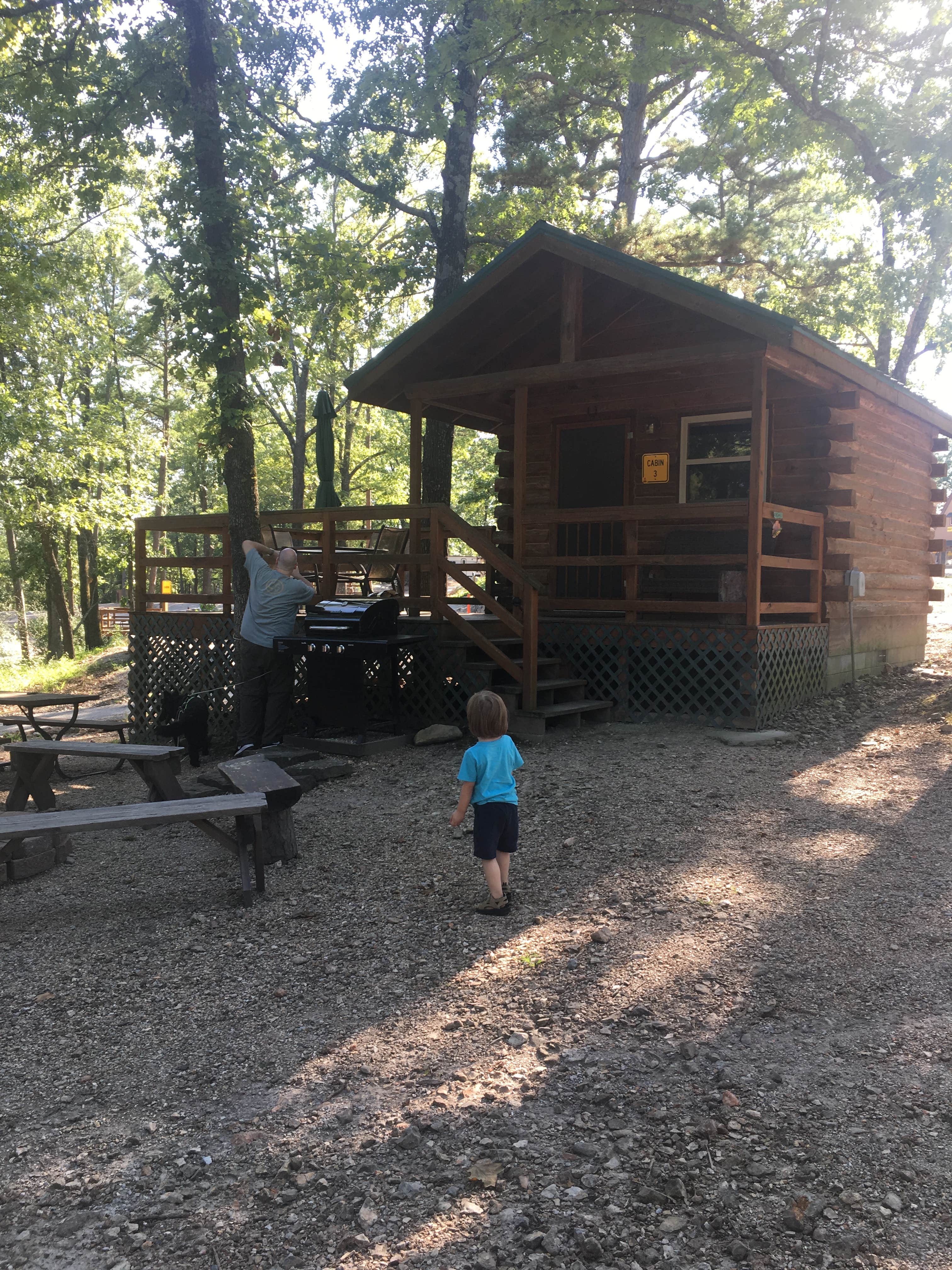 Rebecca W.'s photo of glamping accommodations at Eureka Springs KOA near Forsyth, MO