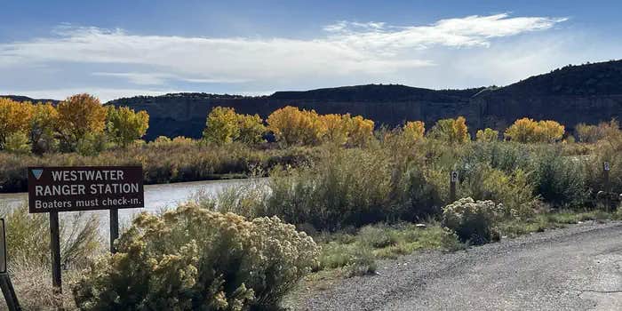 Camper submitted image from Westwater Campground (Ranger Station) — Westwater Canyon River