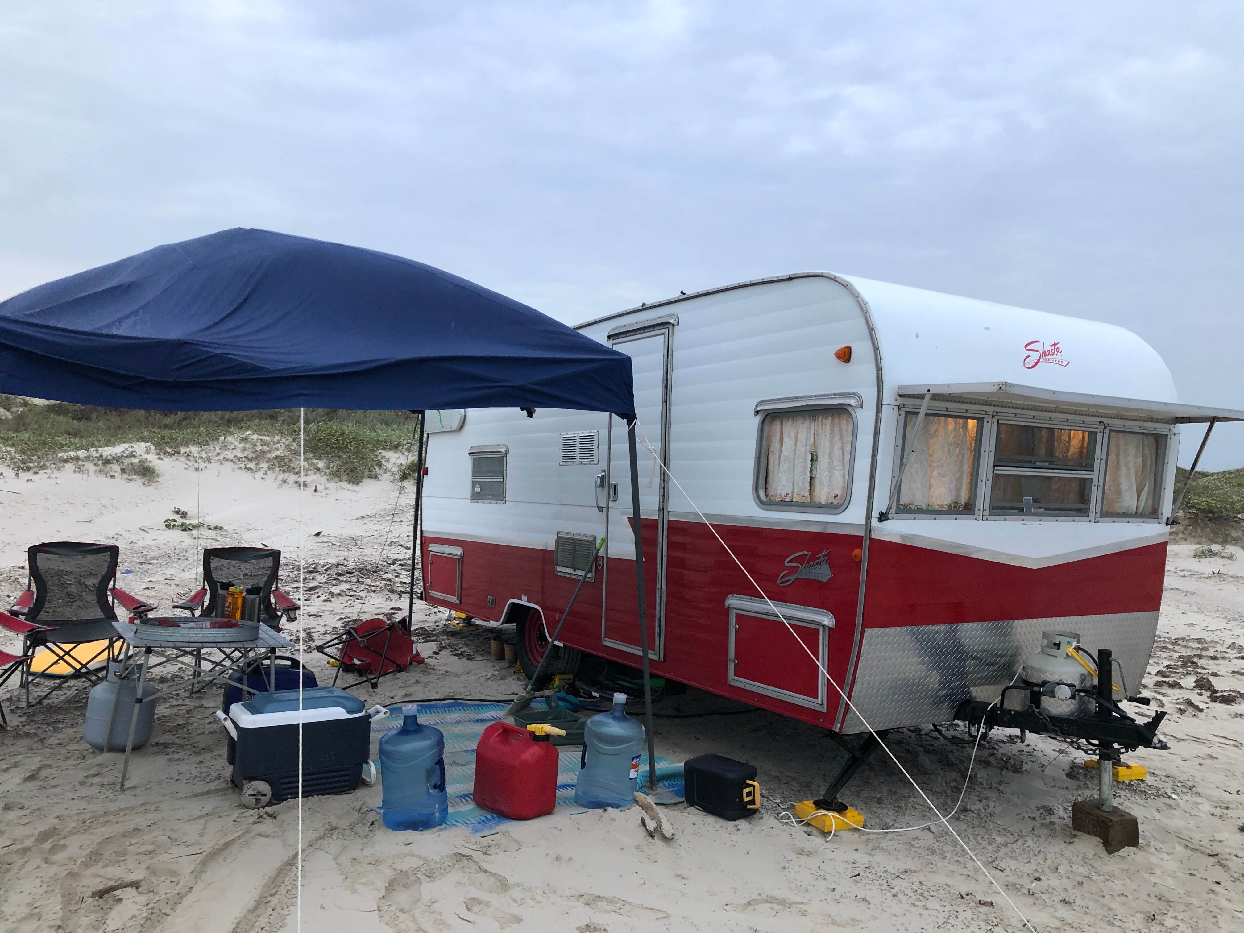 Chris B.'s photo of a dispersed camping area at North Beach — Padre Island National Seashore near Port Aransas, TX