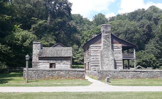 Tiffany T.'s photo of a cabin at Spring Mill State Park Campground near Trafalgar, IN