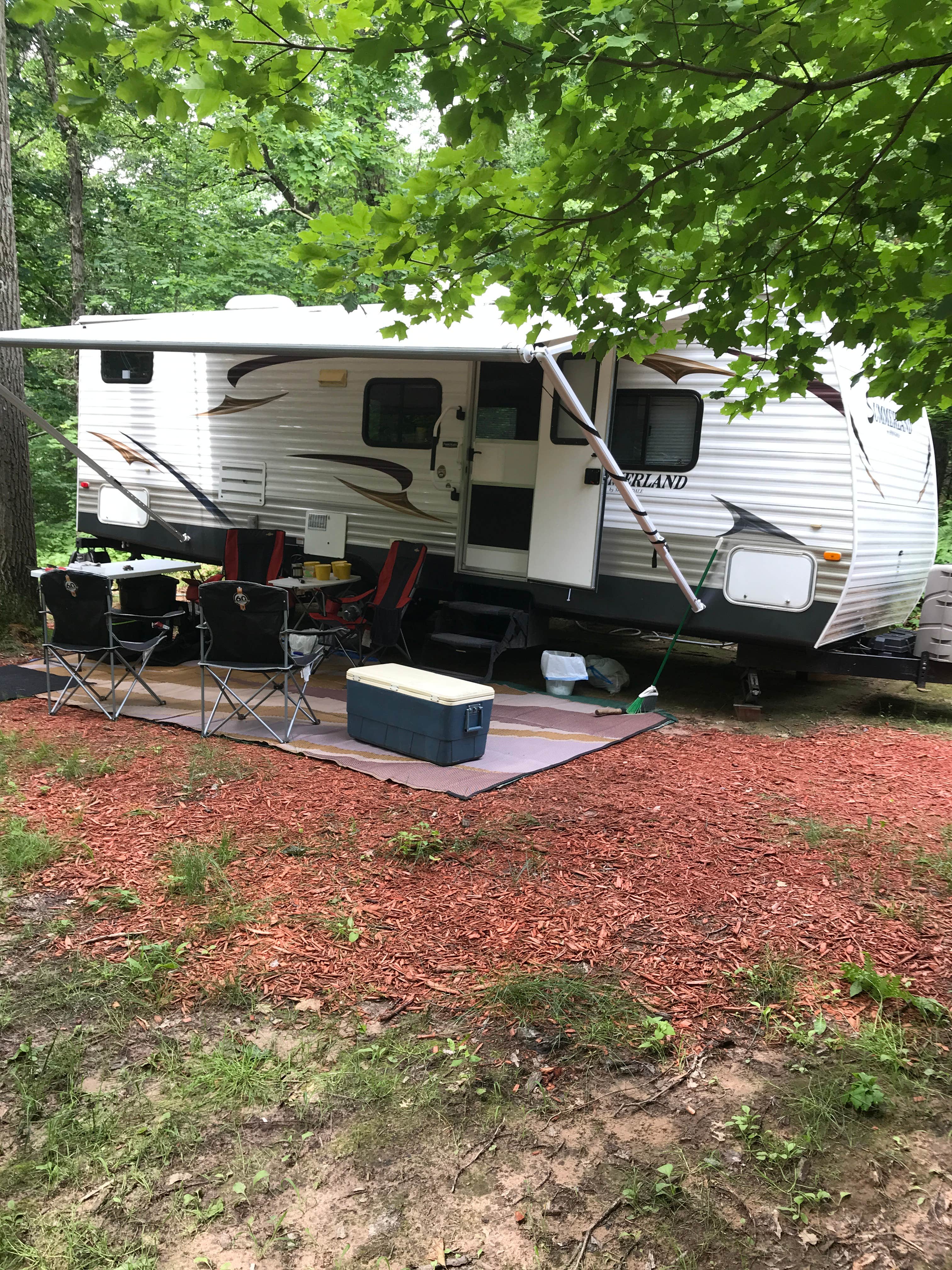 Gordy M.'s photo of rv camping at Camp Waub-O-Jeeg near St. Croix National Scenic Riverway