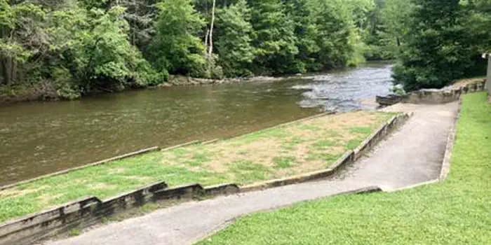 Camper submitted image from Toccoa River Sandy Bottoms Recreation Area