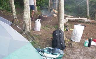 Amber  W.'s photo of tent camping at Sand Island — Apostle Islands National Lakeshore near Bayfield, WI
