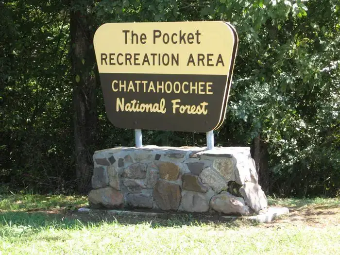 Camping near John's Mountain WMA: Pocket Campground — Chattahoochee Oconee National Forest, Villanow, Georgia