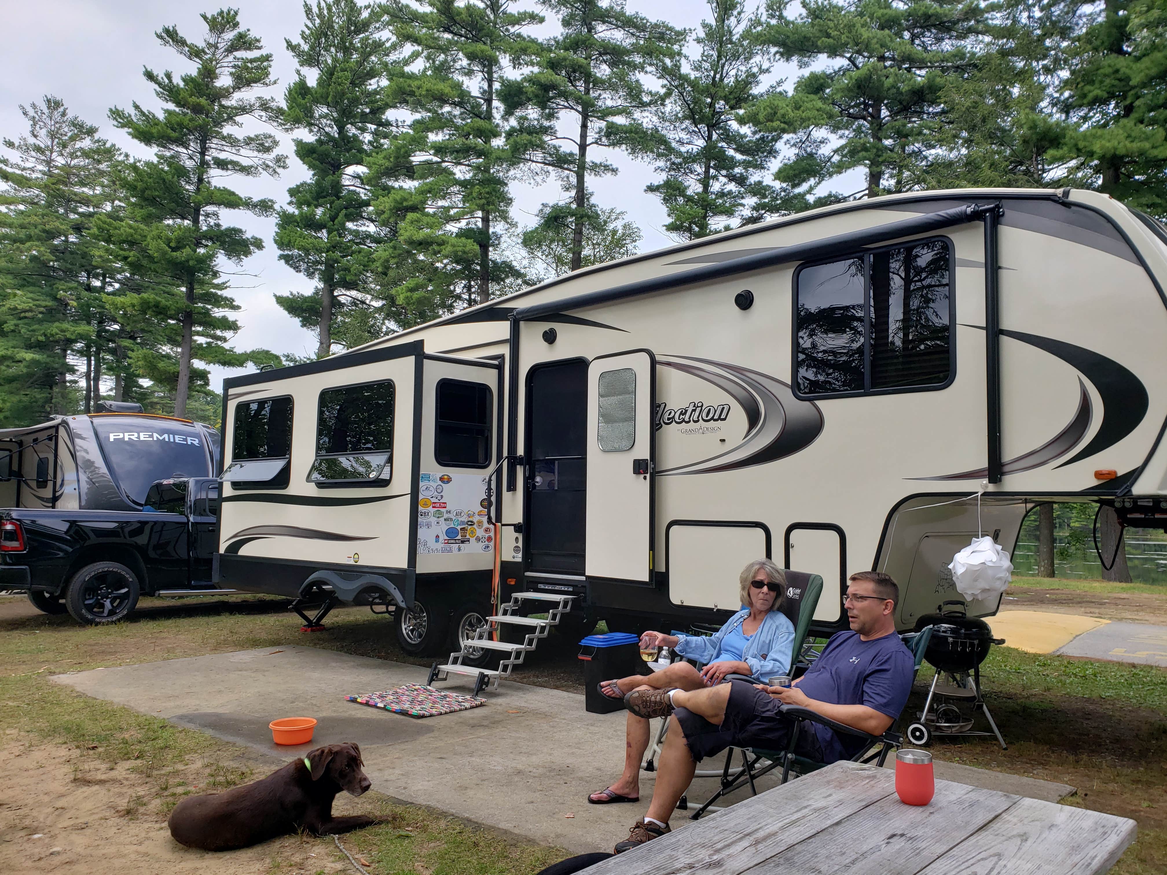 April L.'s photo of rv camping at Alpine Lake RV Resort near Thurman, NY