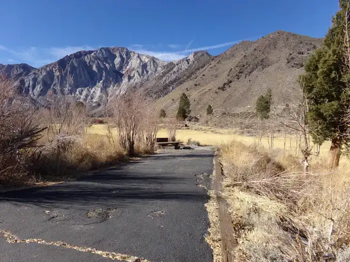 Camping near Mcgee Creek: Convict Lake Campground, Mammoth Lakes, California