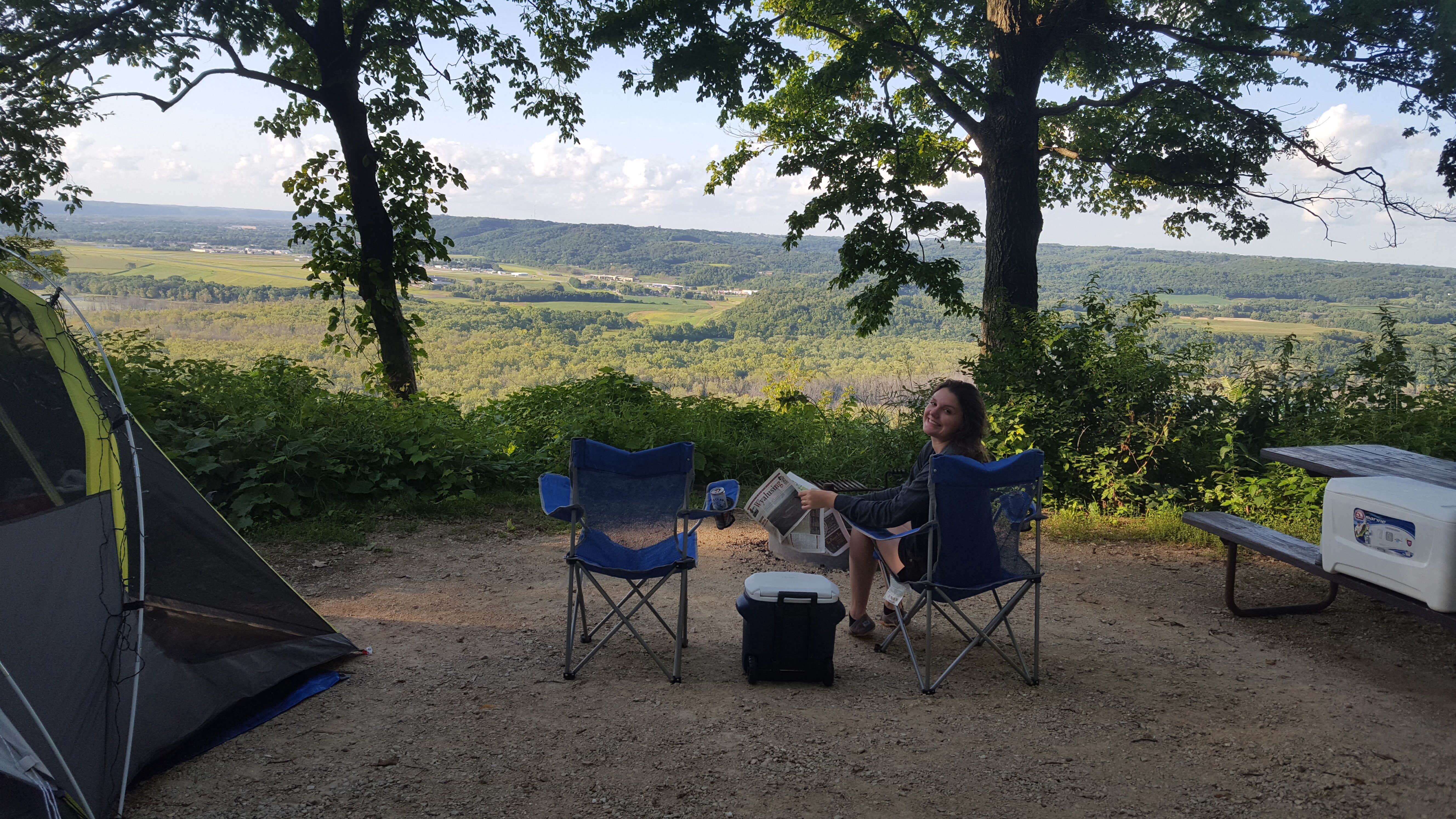 Peri  F.'s photo at Wisconsin Ridge Campground — Wyalusing State Park near Fennimore, WI