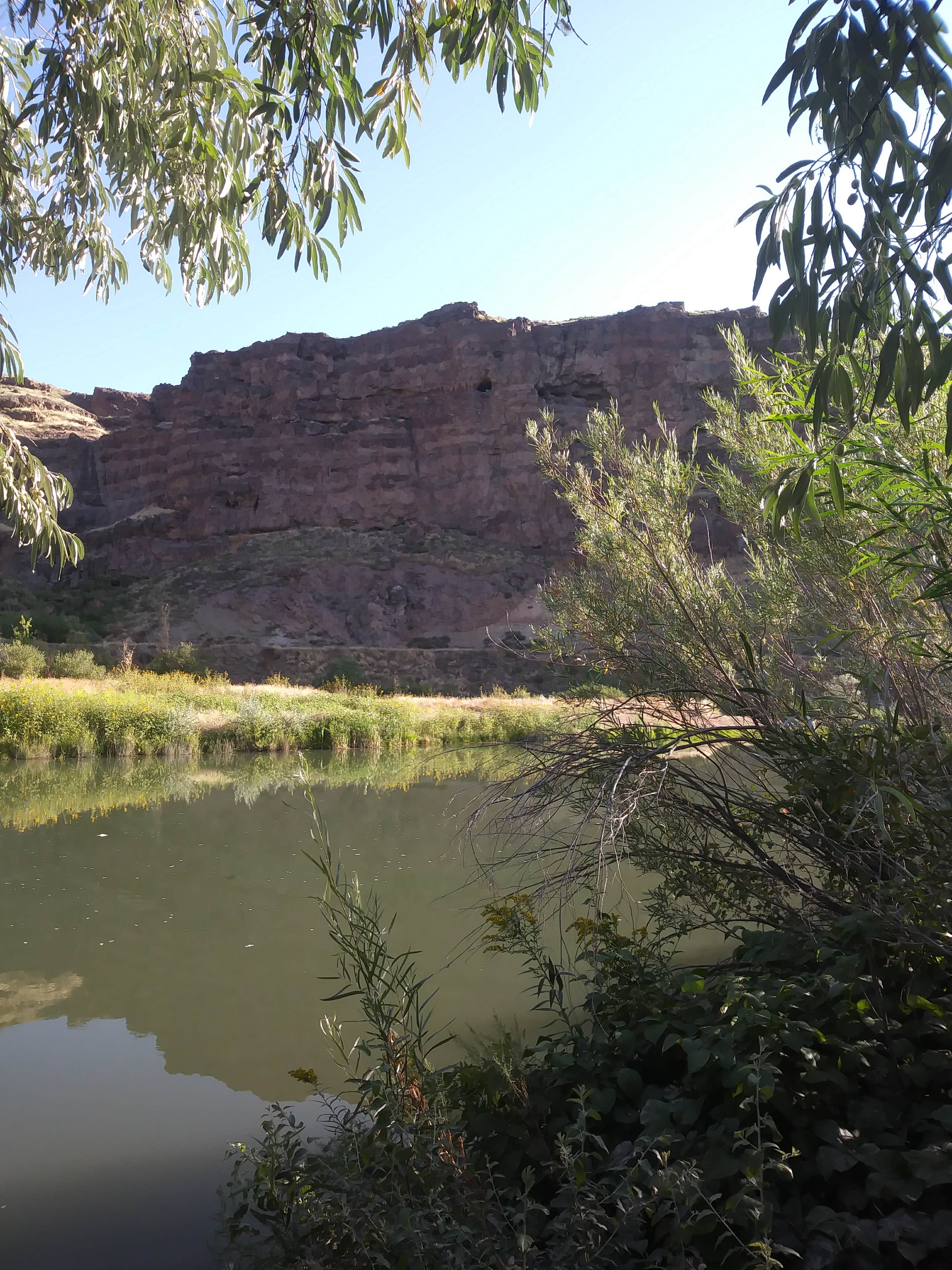 Camper-submitted photo at Owyhee River - Below Dam - Owyhee Dam Park near Star, ID