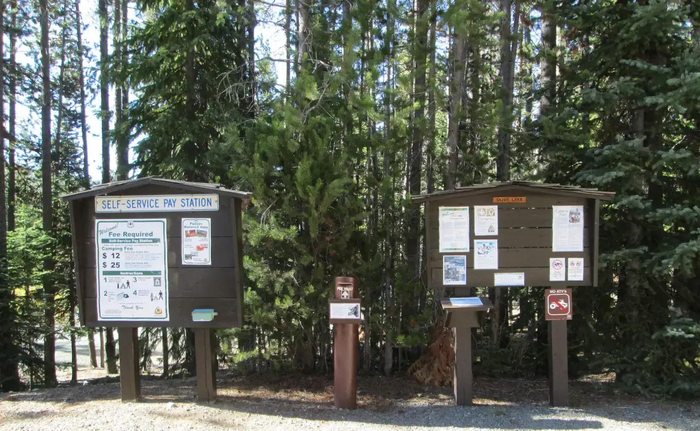 Camper-submitted photo at Olive Lake Campground (Or) — Umatilla National Forest near Sumpter, OR