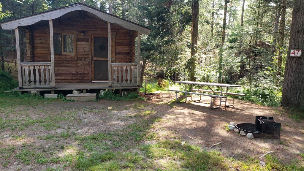 Jean C.'s photo of a cabin at Beech Hill Campground and Cabins near Deerfield, NH