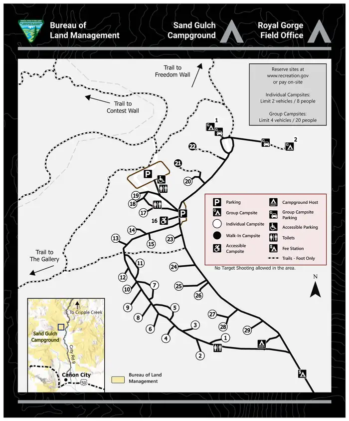 Camper-submitted photo at Sand Gulch Campground near Cañon City, CO