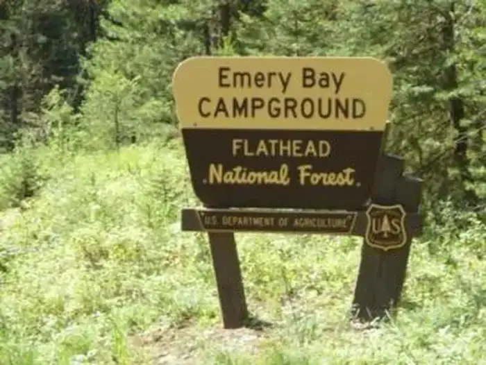 Camping near Glacier Haven RV and Campground: Emery Bay Campground, Martin City, Montana