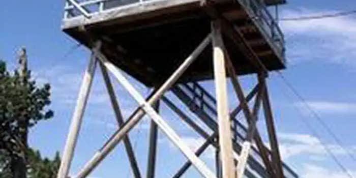 Camper submitted image from Fall Mountain Lookout Cabin