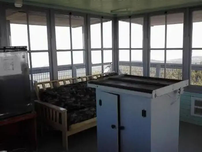 Camper-submitted photo at Fall Mountain Lookout Cabin near Burns, OR